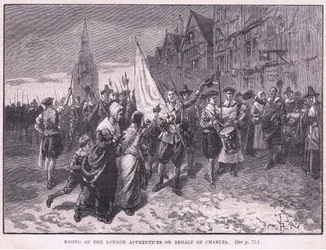 Levantamiento de los aprendices de Londres en apoyo de Carlos I, 1648